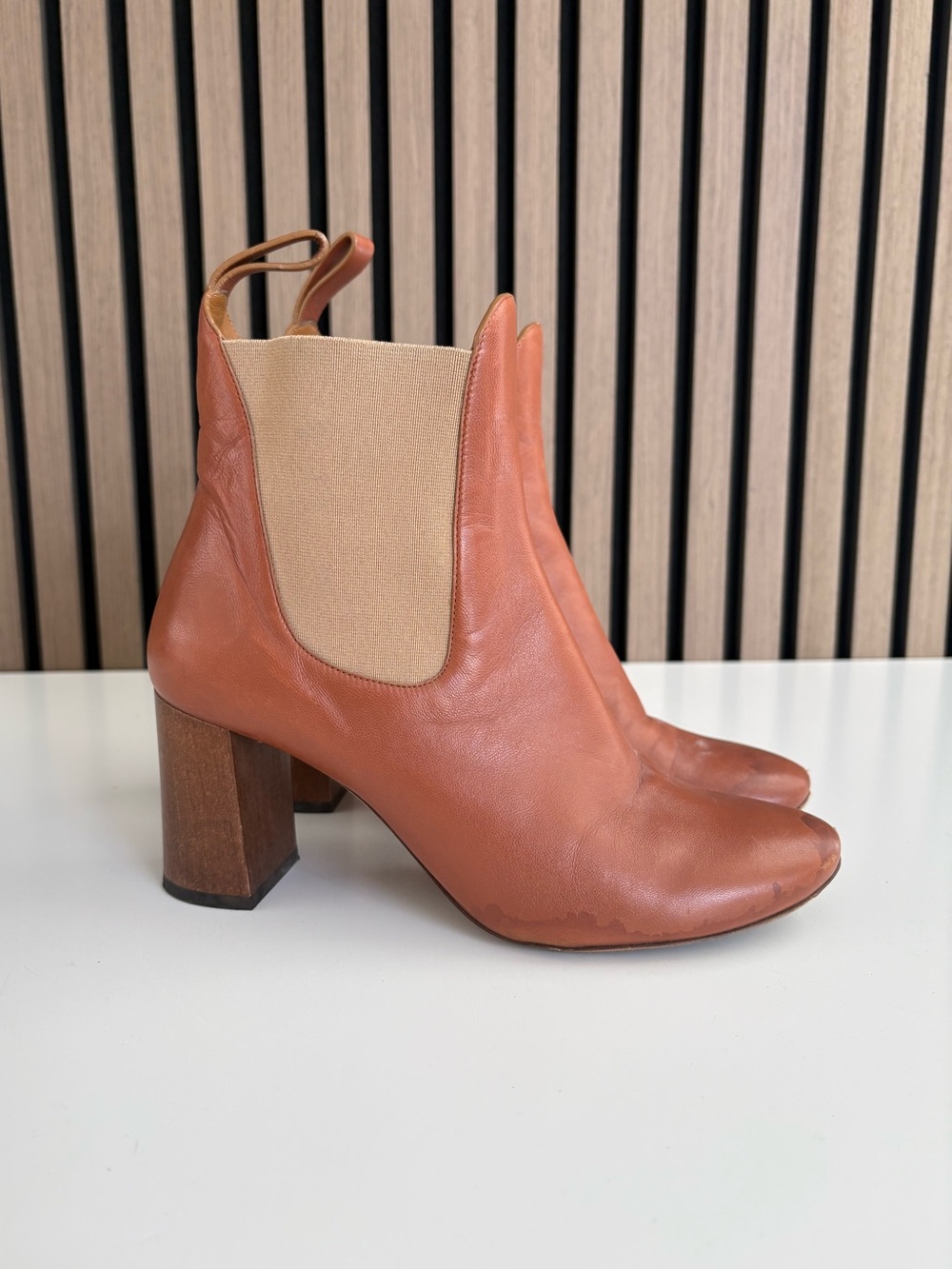 Auth Y2K CHLOE Leather Boots